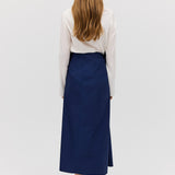 NAVY COTTON NOSTALGIA SKIRT