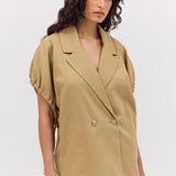 SAND WOOL SUITING PERUSE JACKET