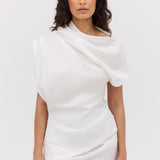 WHITE COTTON DECODE TOP