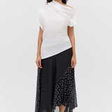 WHITE COTTON DECODE TOP