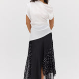 WHITE COTTON DECODE TOP