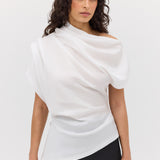WHITE COTTON DECODE TOP