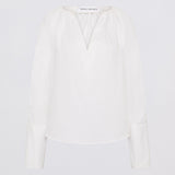 WHITE COTTON CIRCA SHIRT