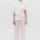WHITE COTTON DECODE TOP