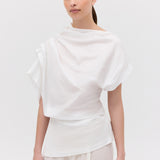 WHITE COTTON DECODE TOP
