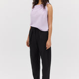 BLACK COTTON DRILL TONDO PANT