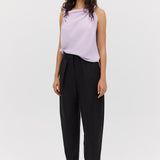 BLACK COTTON DRILL TONDO PANT