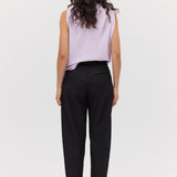 BLACK COTTON DRILL TONDO PANT