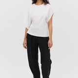 BLACK COTTON DRILL TONDO PANT