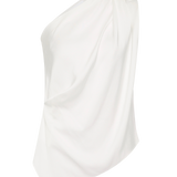 IVORY SATIN ANTONIA TOP