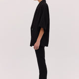 BLACK TRIACETATE CELINA PANT