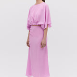 ROSE CRINKLE ENVELOPE TOP