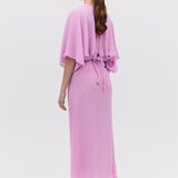 ROSE CRINKLE ENVELOPE TOP