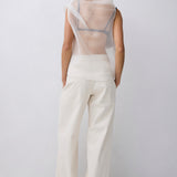 CREAM ORGANZA CEZANNE TOP