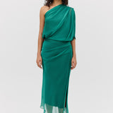 FOREST CHIFFON CLINCH SKIRT