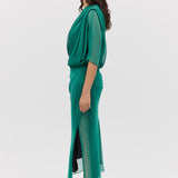 FOREST CHIFFON CLINCH SKIRT