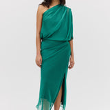 FOREST CHIFFON CLINCH SKIRT
