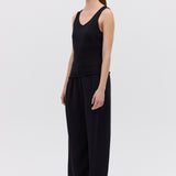 BLACK CASHMERE TENDER KNIT