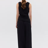 BLACK CASHMERE TENDER KNIT