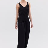 BLACK CASHMERE TENDER KNIT