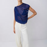 ROYAL SILK GEORGETTE TUMBLE TOP