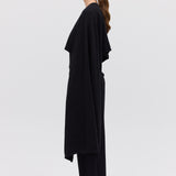 BLACK CASHMERE TRANQUIL KNIT CAPE