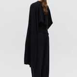BLACK CASHMERE TRANQUIL KNIT CAPE