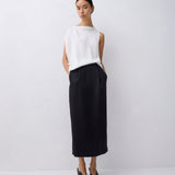 IVORY SILK ROMA TOP
