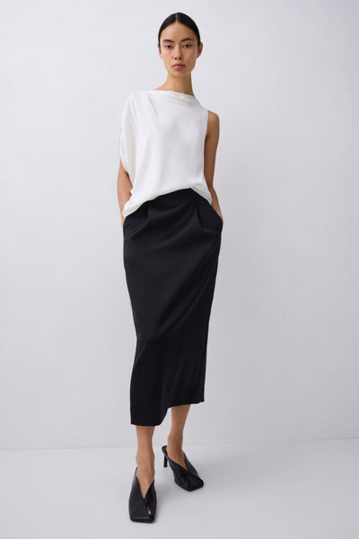 IVORY SILK ROMA TOP – Bianca Spender
