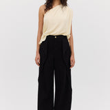 RAVEN DENIM SIDE VENT PANT