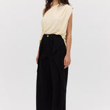 RAVEN DENIM SIDE VENT PANT