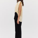 RAVEN DENIM SIDE VENT PANT