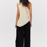 WHEAT JERSEY ANTONIA TOP