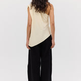 RAVEN DENIM SIDE VENT PANT