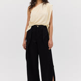 RAVEN DENIM SIDE VENT PANT