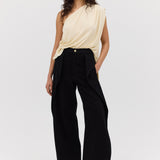 WHEAT JERSEY ANTONIA TOP