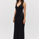 BLACK RIB MAE JUMPSUIT