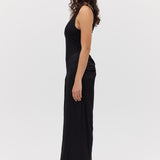 BLACK RIB MAE JUMPSUIT