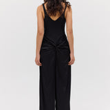BLACK RIB MAE JUMPSUIT