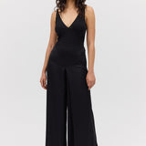 BLACK RIB MAE JUMPSUIT