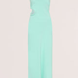 MINT CREPE LAZARE DRESS