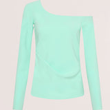 MINT CREPE LEONORA TOP