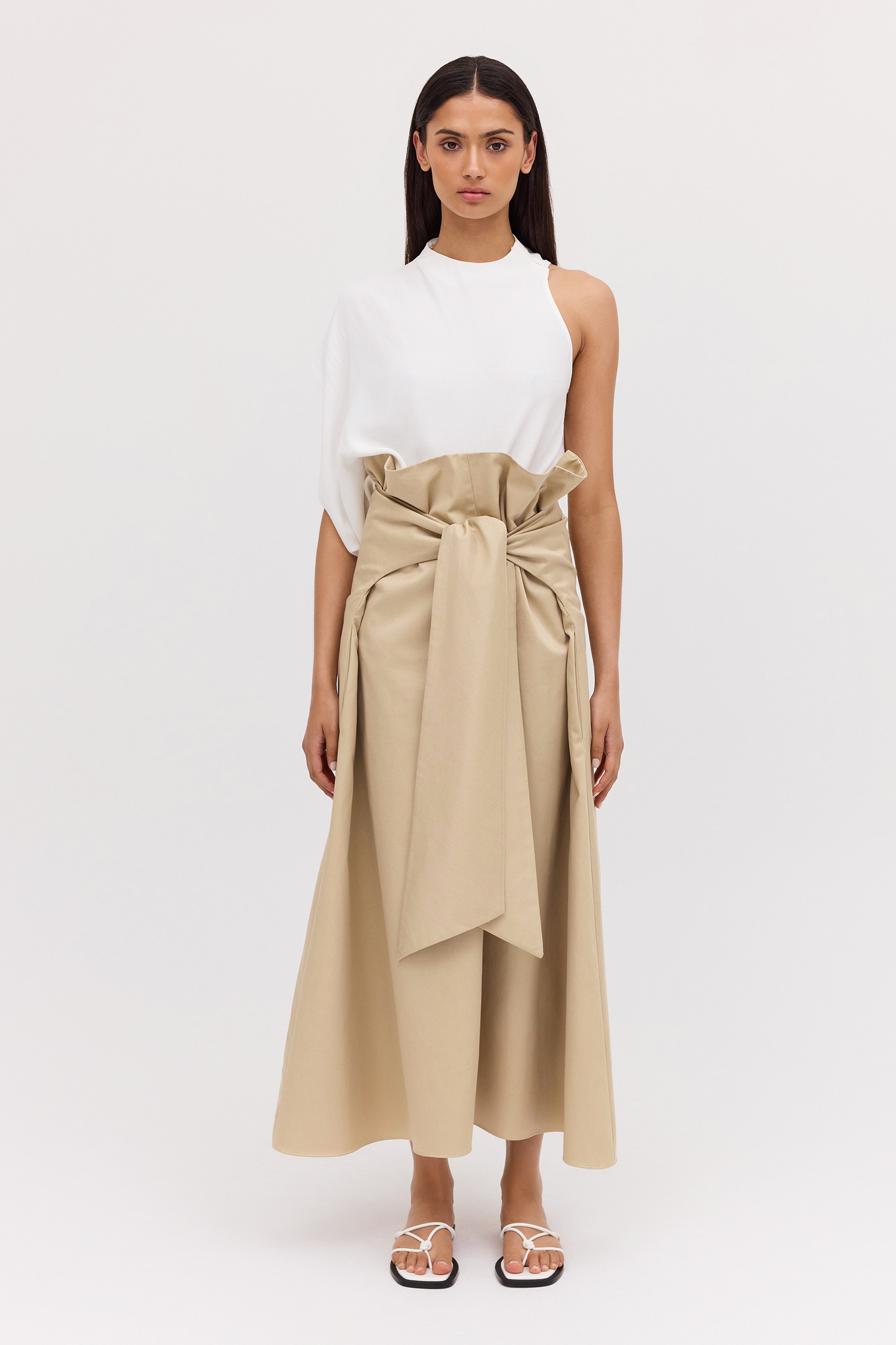 SAND TWILL NOSTALGIA SKIRT