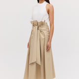 SAND TWILL NOSTALGIA SKIRT