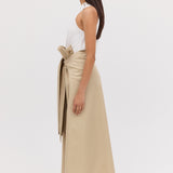SAND TWILL NOSTALGIA SKIRT
