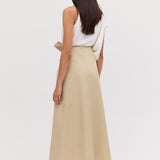 SAND TWILL NOSTALGIA SKIRT