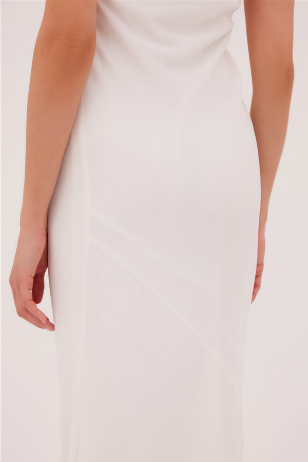 IVORY CREPE VICE GOWN