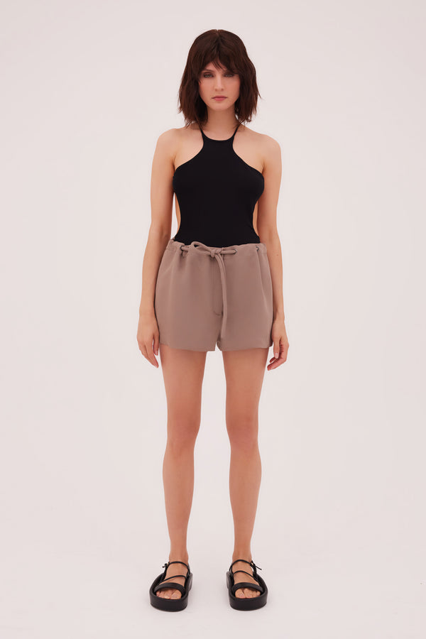 BLACK JERSEY ATKINSON BODYSUIT