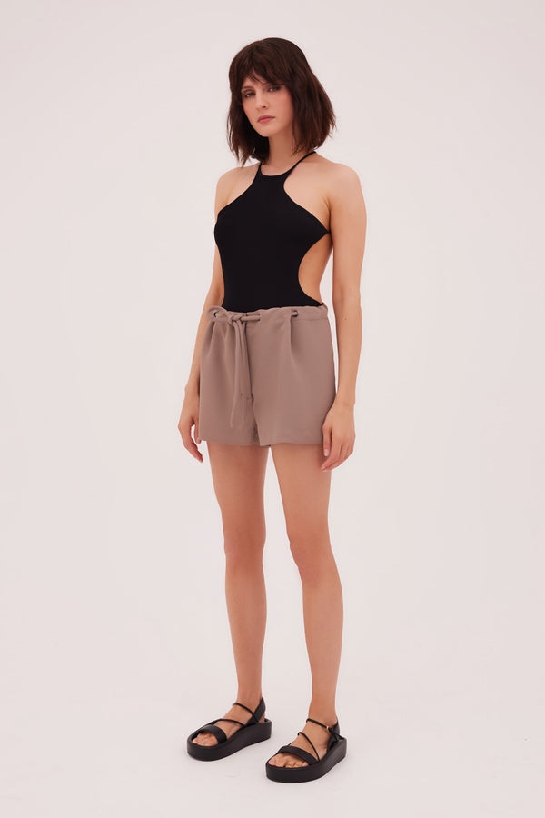 BLACK JERSEY ATKINSON BODYSUIT
