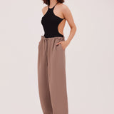 TAUPE SUITING CONNECTION PANT